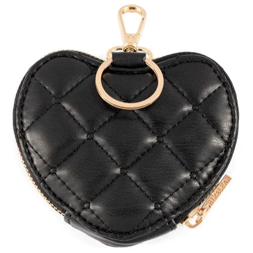 Sweetheart Zip Pouch | Black