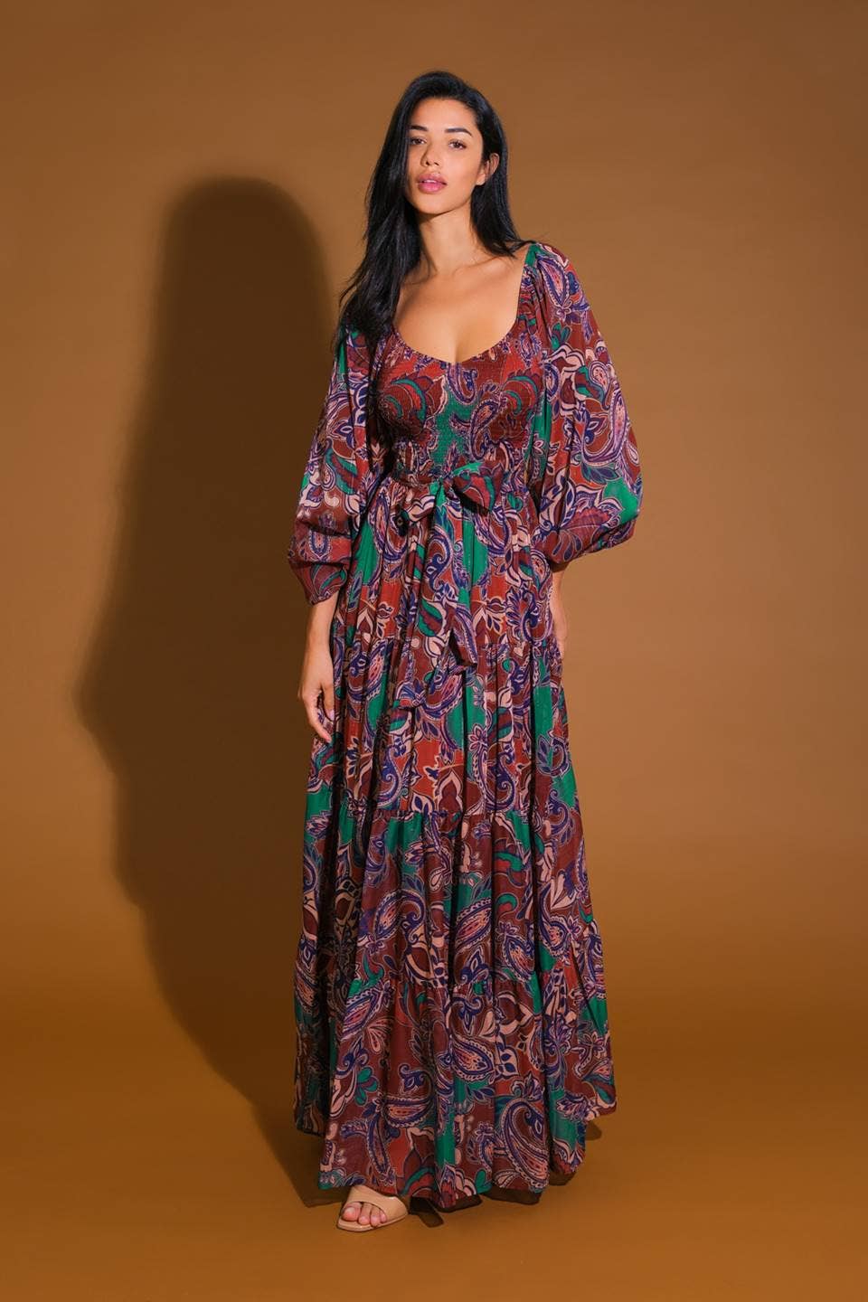 Darling Sensation Woven Maxi Dress