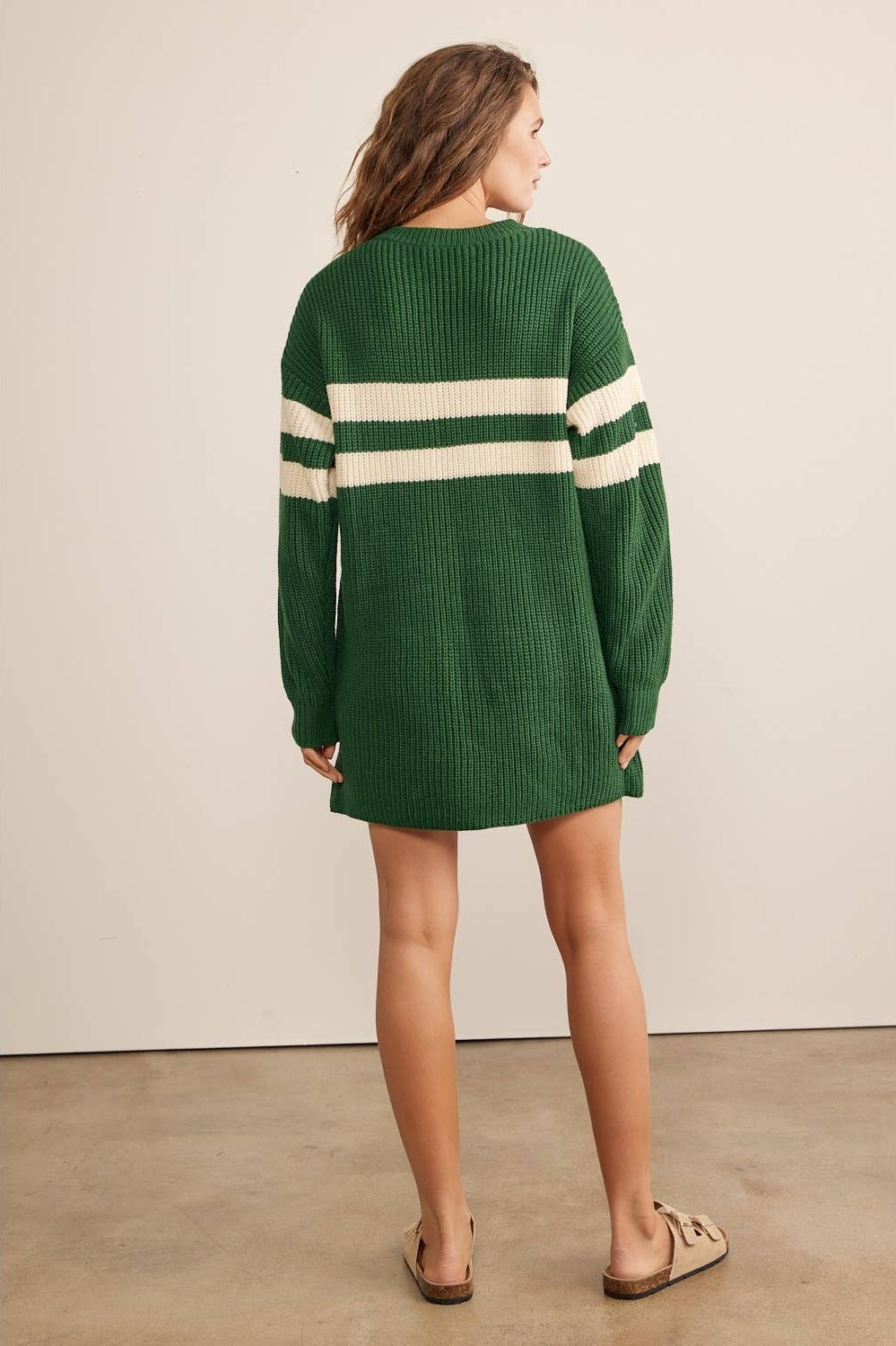 Chill Out Sweater Dress | Forest Green