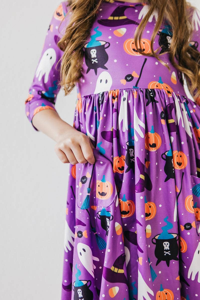 No Tricks, Just Treats Twirl Dress