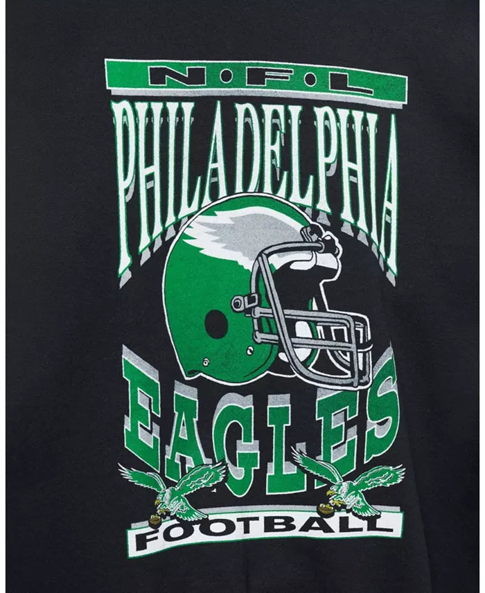 Junk Food Philadelphia Eagles Crew Sweatshirt