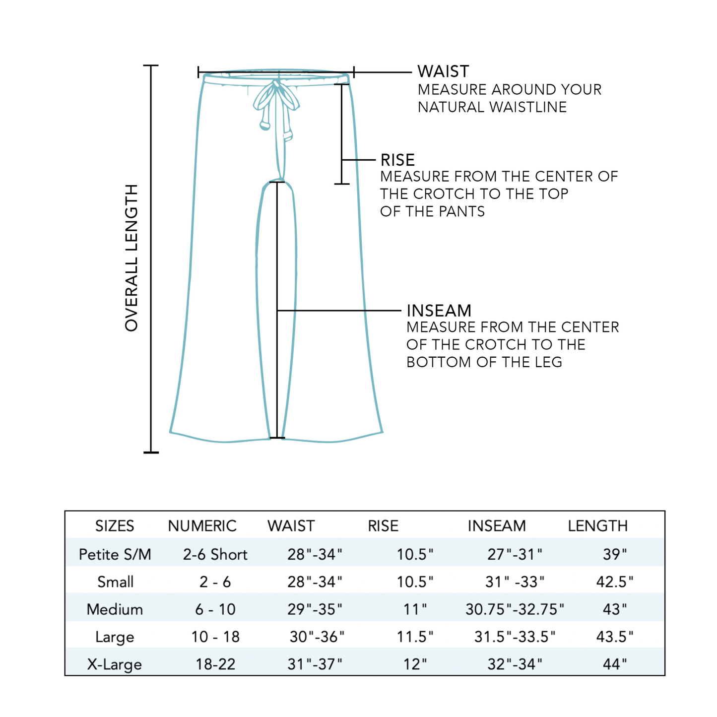 Wide Leg Drawstring Pants | Deep Teal