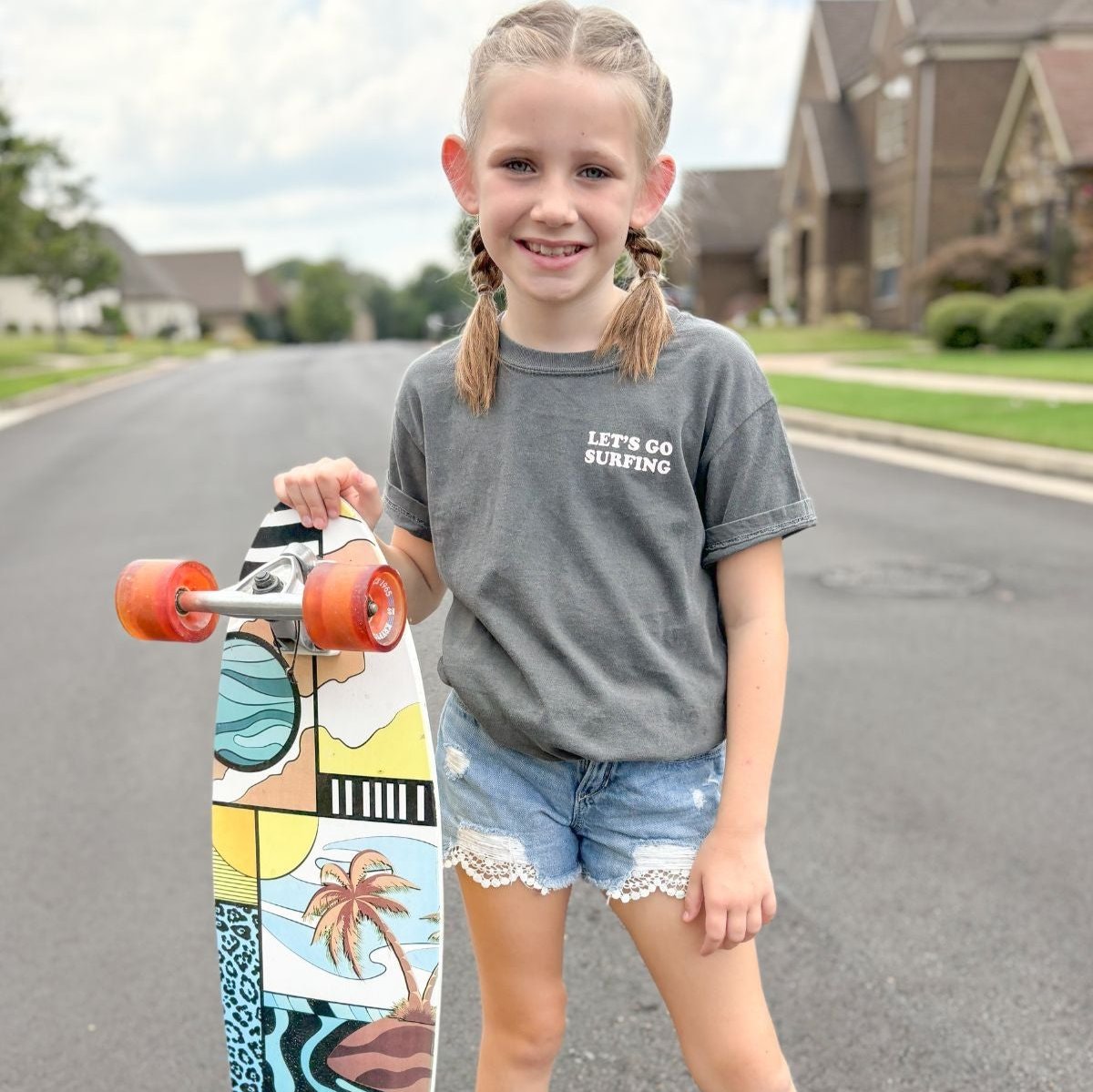 Let's Go Surfing Kids Tee