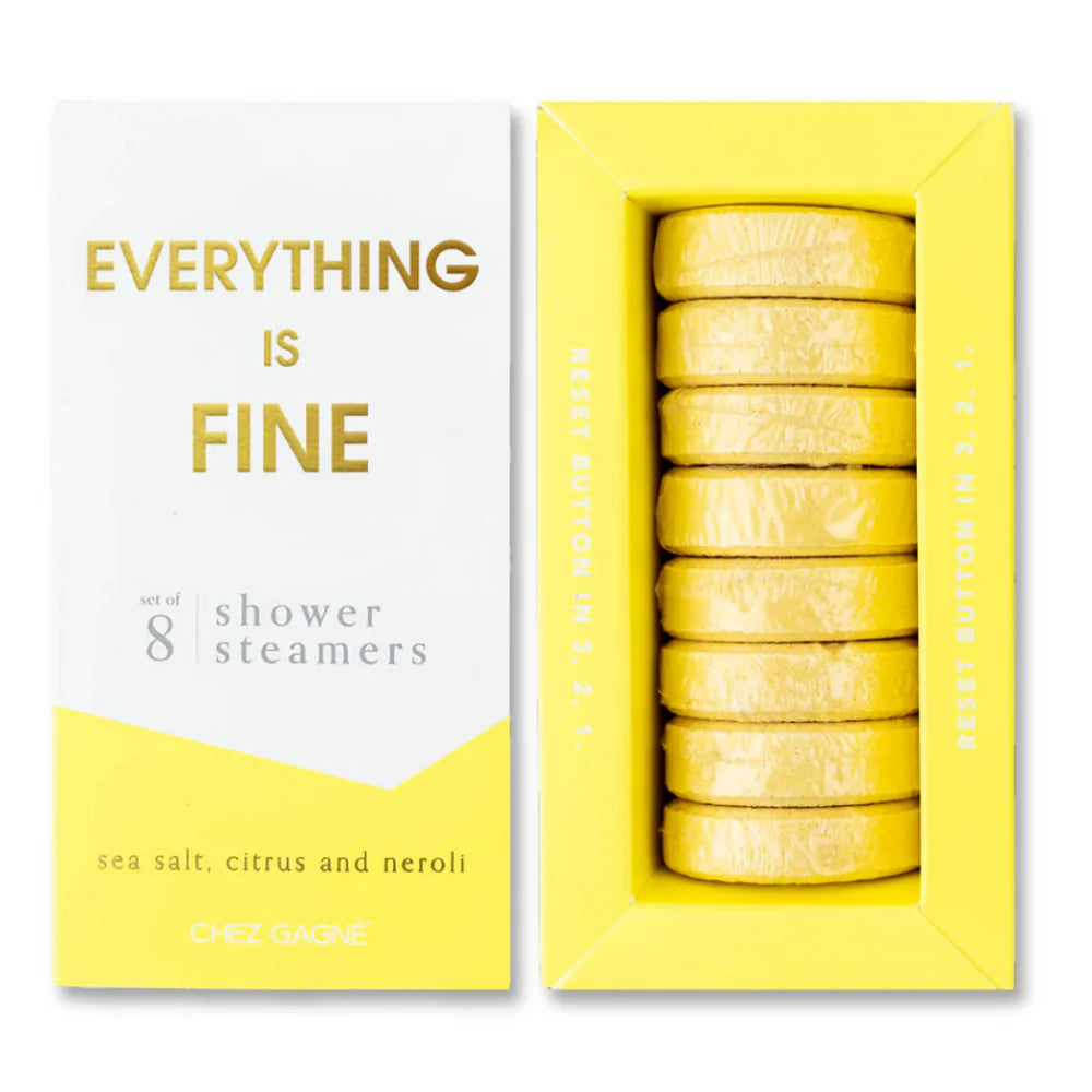 Everything is Fine Shower Steamers Set | Sea Salt + Citrus + Neroli