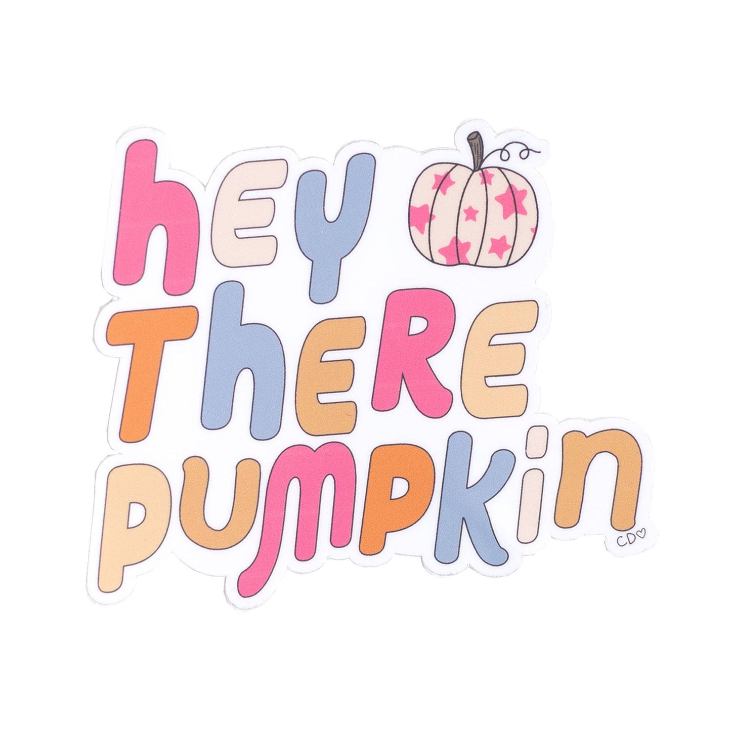 Hey There Pumpkin Decal Sticker