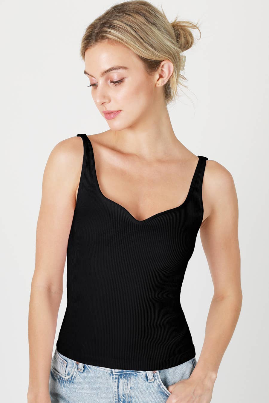 Ribbed Sweetheart Tank | Multiple Colors