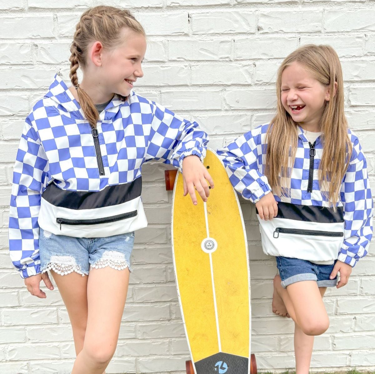 Cody Windbreaker | Blue Checkered