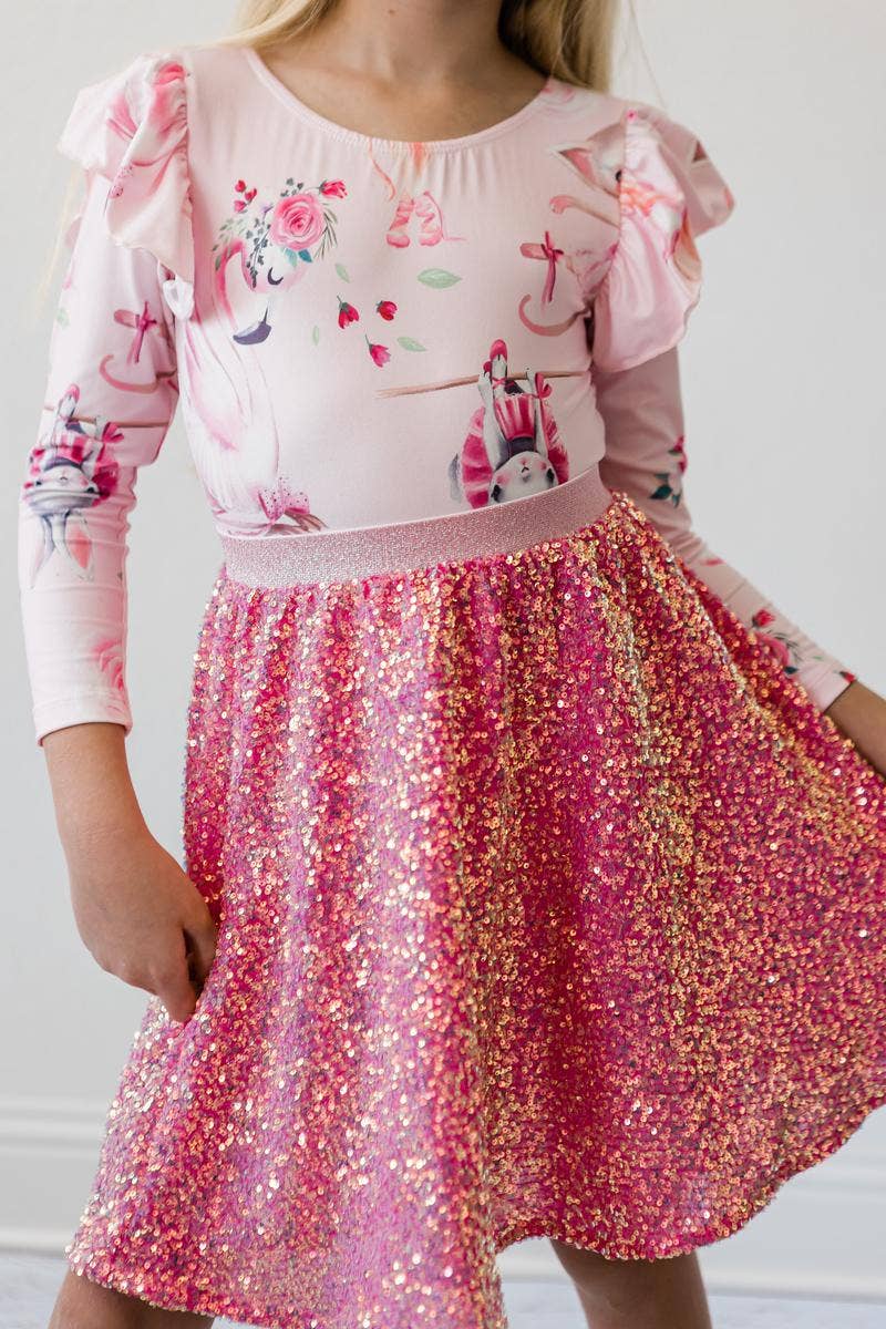 Ballet Beauties Flutter Sleeve Leotard