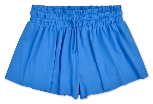 Tween Butterfly Shorts Bright Blue