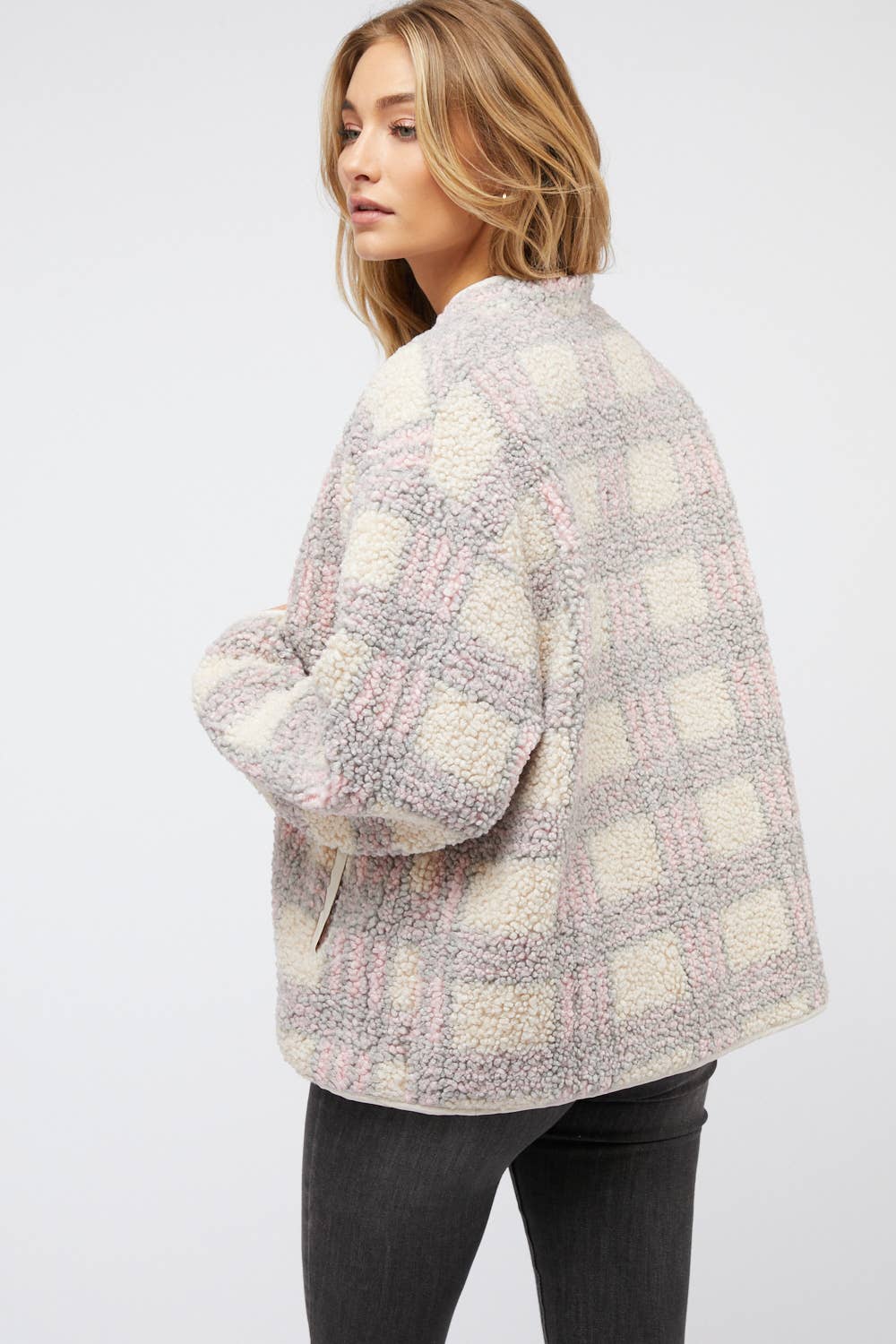 Plaid Zipper Jacket