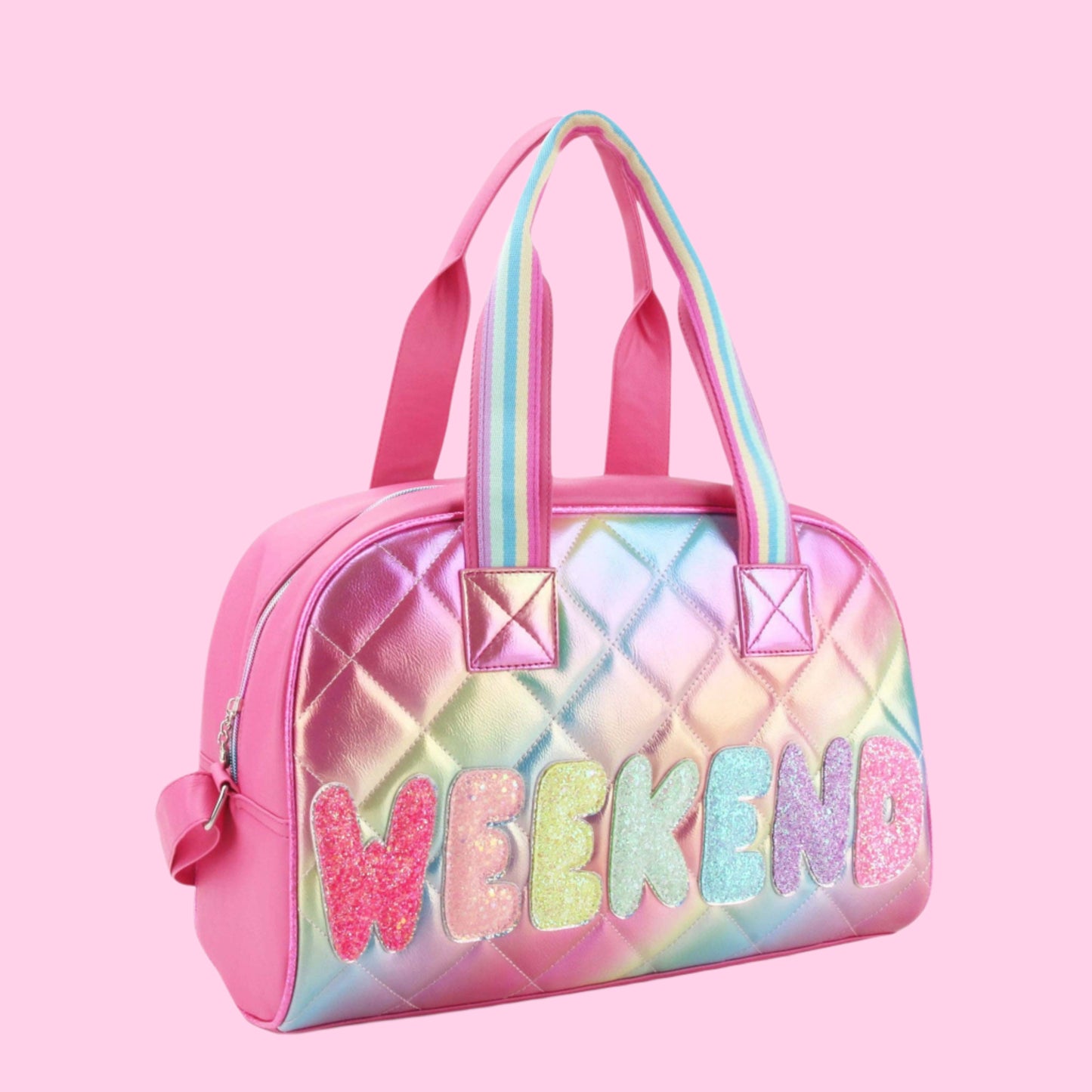 'Weekend' Quilted Medium Duffle Bag