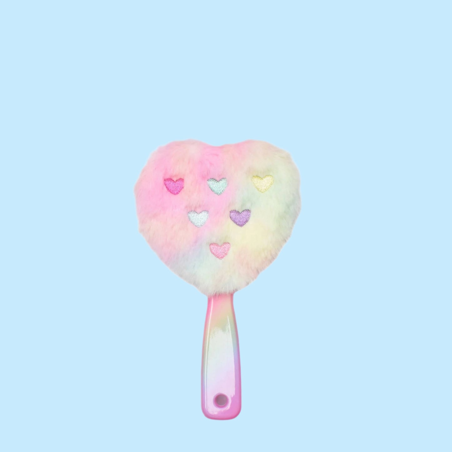 Heart Plush Hair Brush
