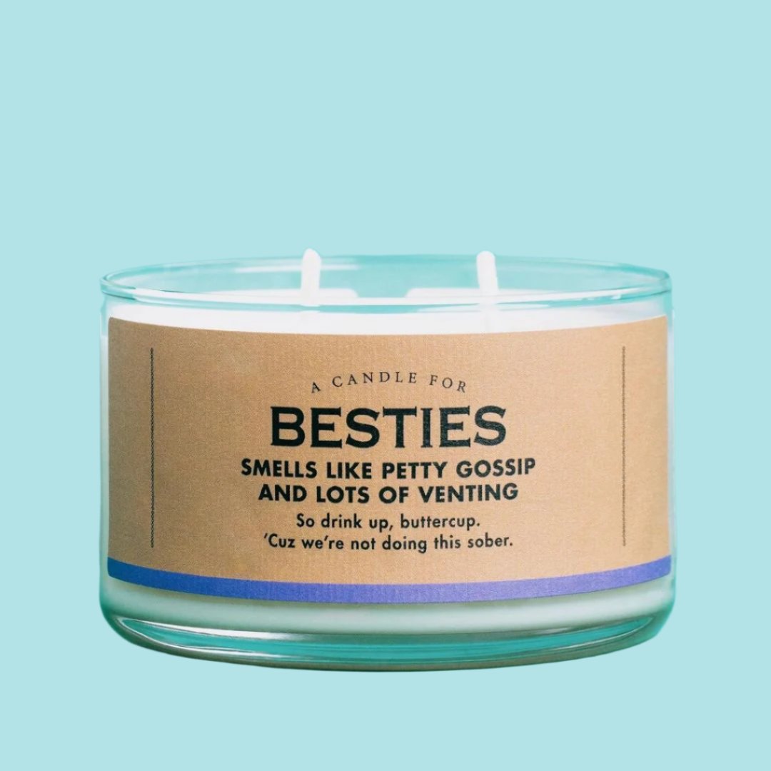 Besties Funny Candle