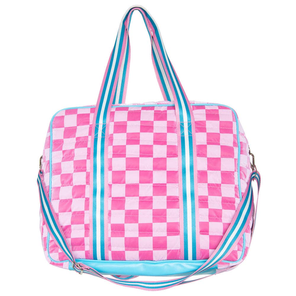 Checkerprint Pickleball Sling Bag | Pink