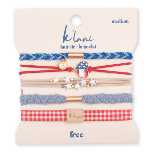 K'lani Free Hair Tie and Bracelet Set