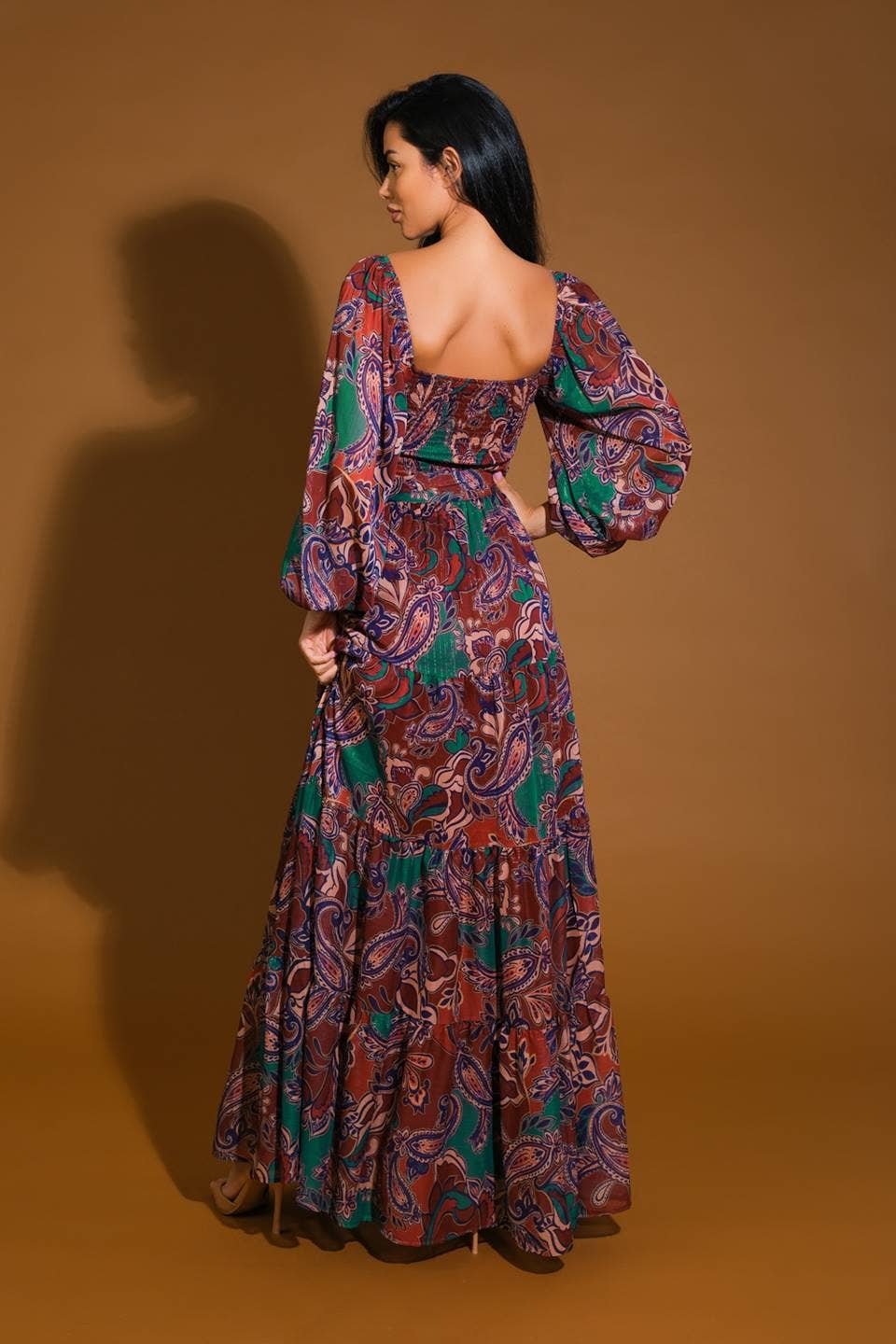 Darling Sensation Woven Maxi Dress