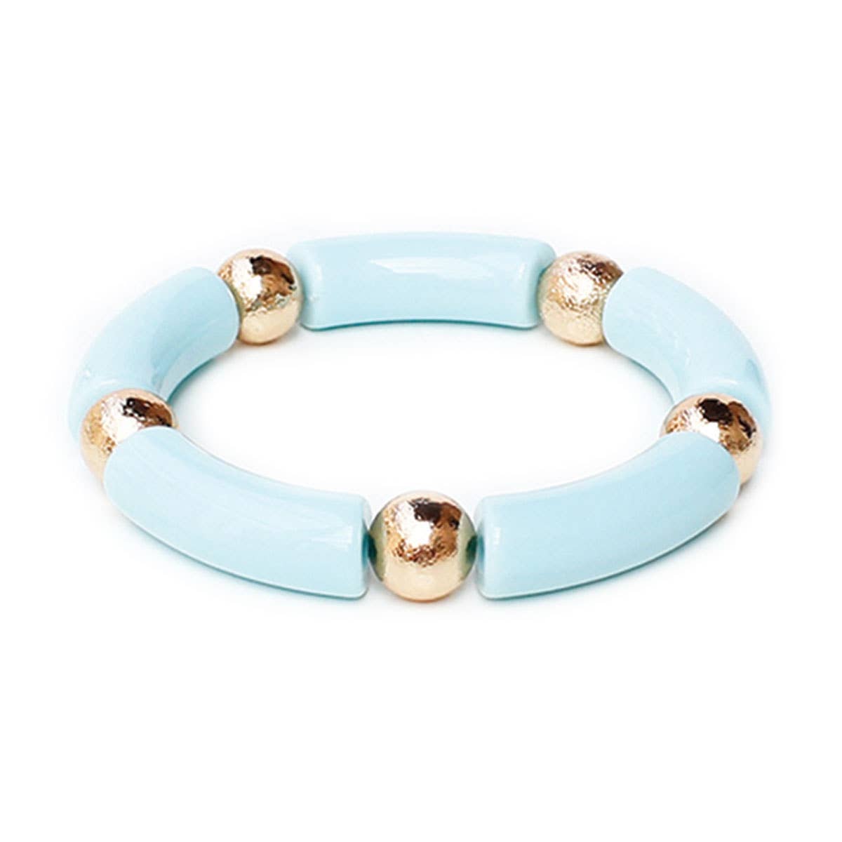 Wrenley Stretch Bracelet Light Blue