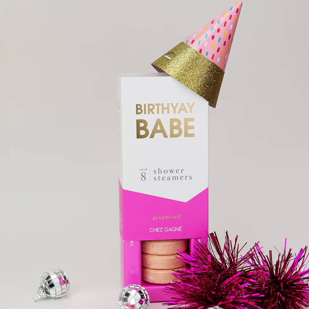 Birthyay Babe Shower Steamers Set | Grapefruit