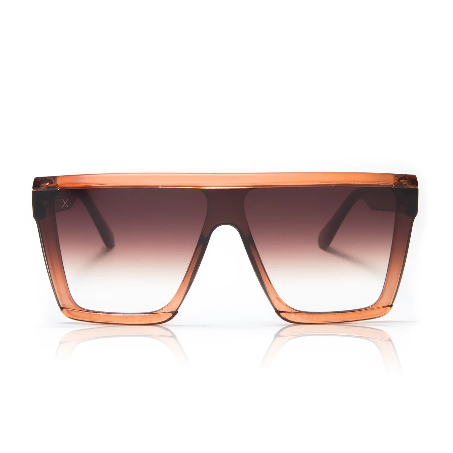 dime unlocked brown gradient polarized sunglasses