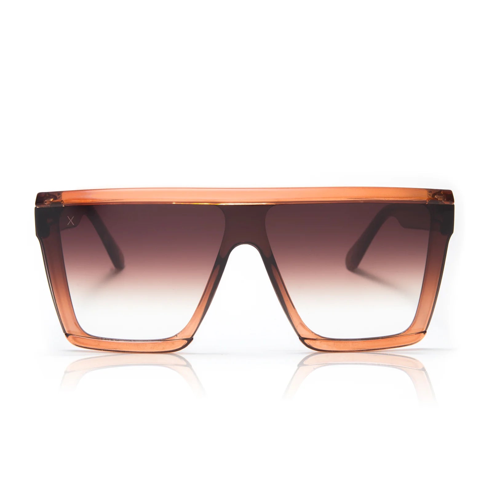 dime unlocked brown gradient polarized sunglasses