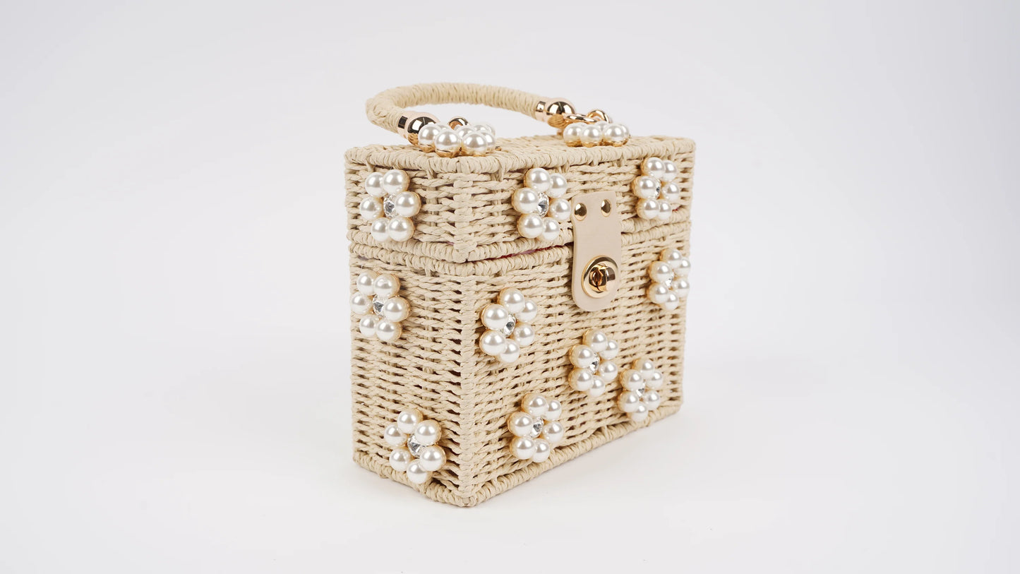 Daisy Bag | Pretty in Pearls | Multiple Sizes