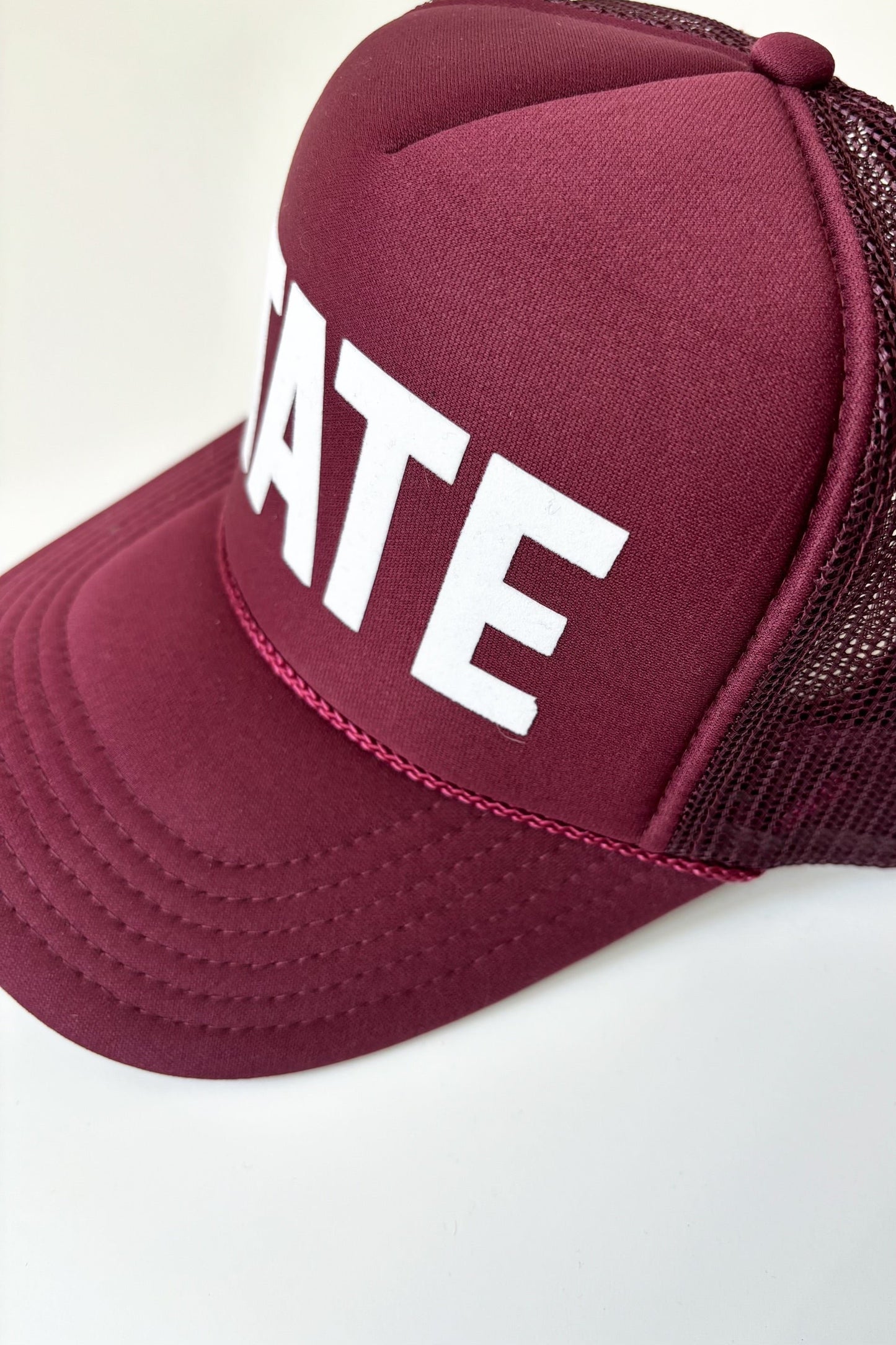 STATE Trucker Hat | Maroon