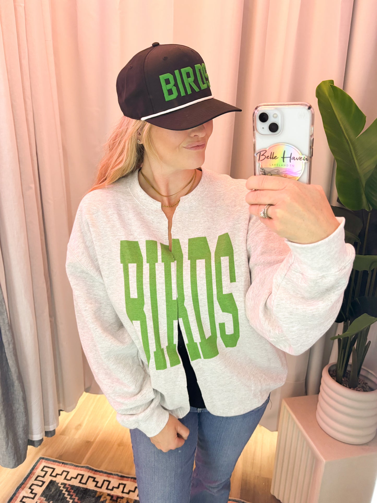BIRDS Split Crew Sweatshirt