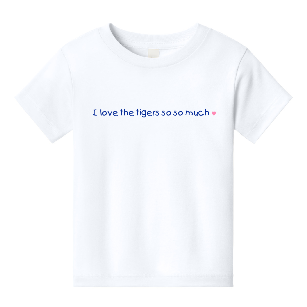 I love the Tigers White Youth and Toddler Tee