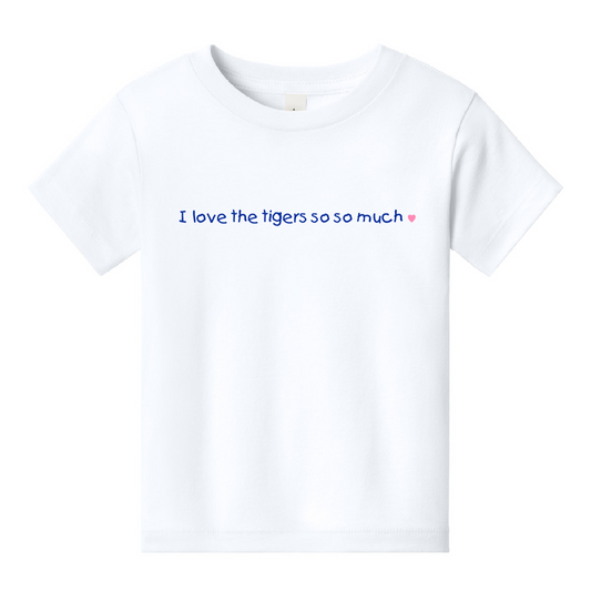 I love the Tigers White Youth and Toddler Tee