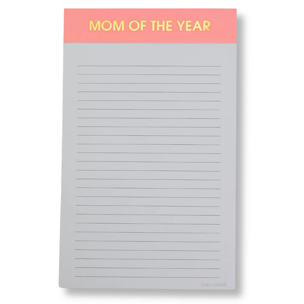 Mom of the Year Notepad Mother's Day Gift