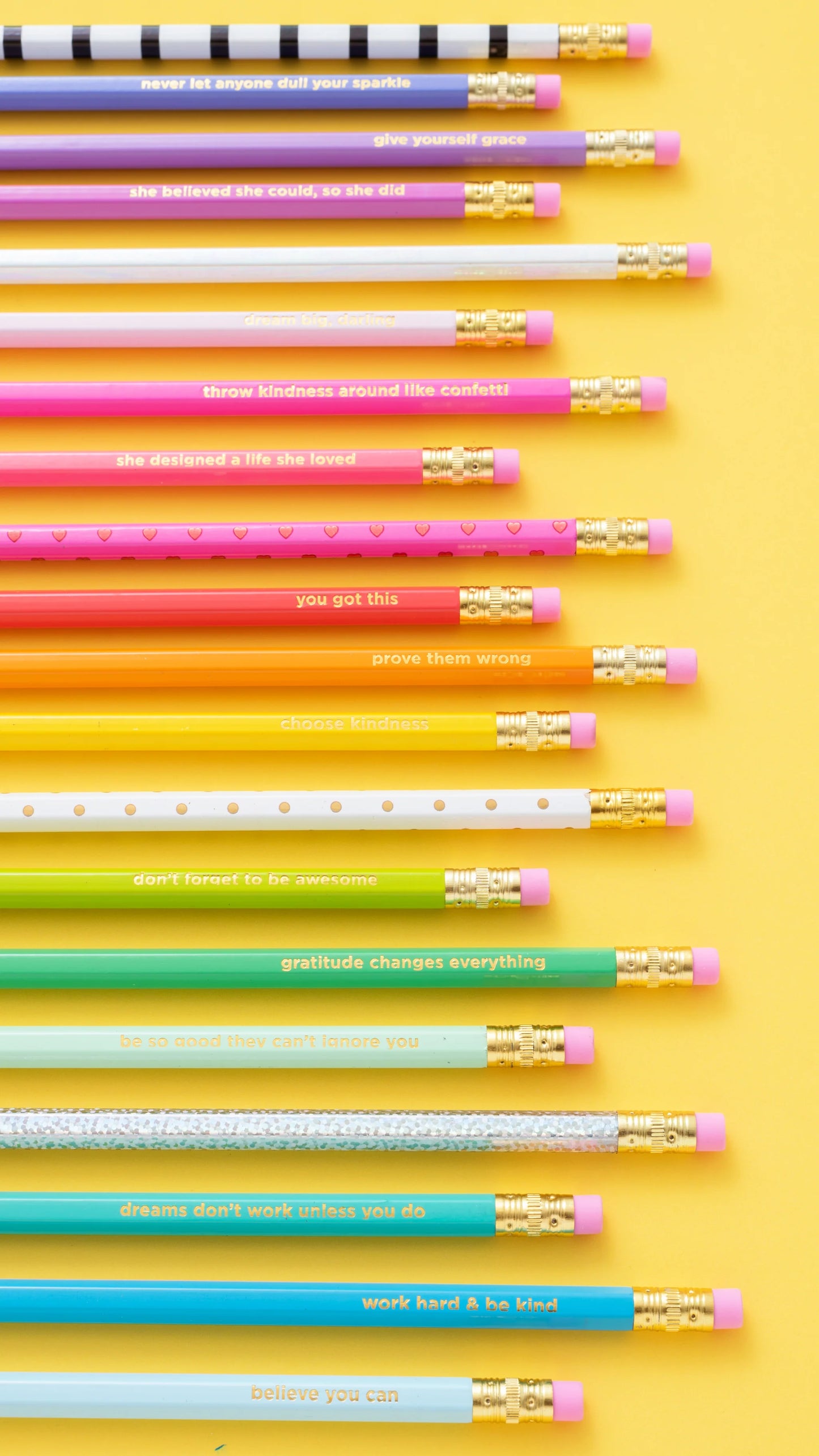 Motivational Pencil Gift Set