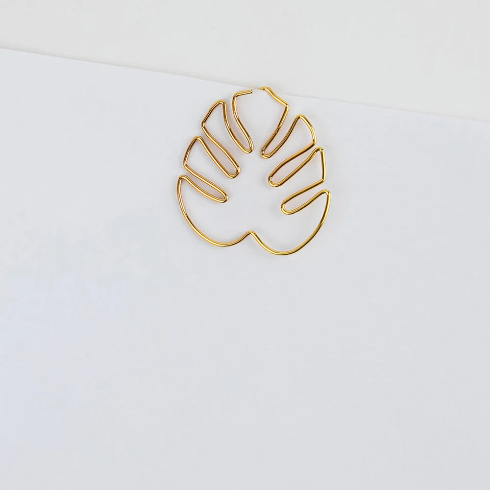 Paper Clip Pack | Monstera Leaf Pack of 25