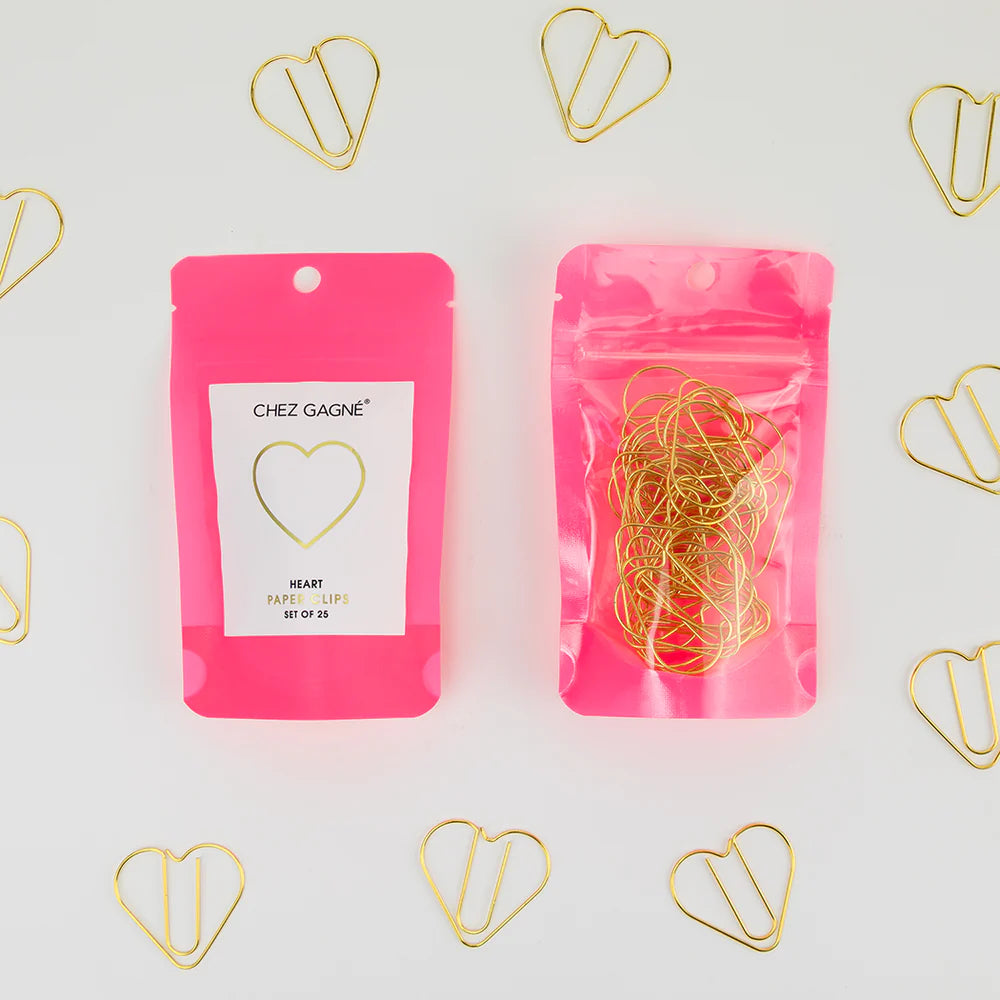 Paper Clip Pack | Heart Pack of 25