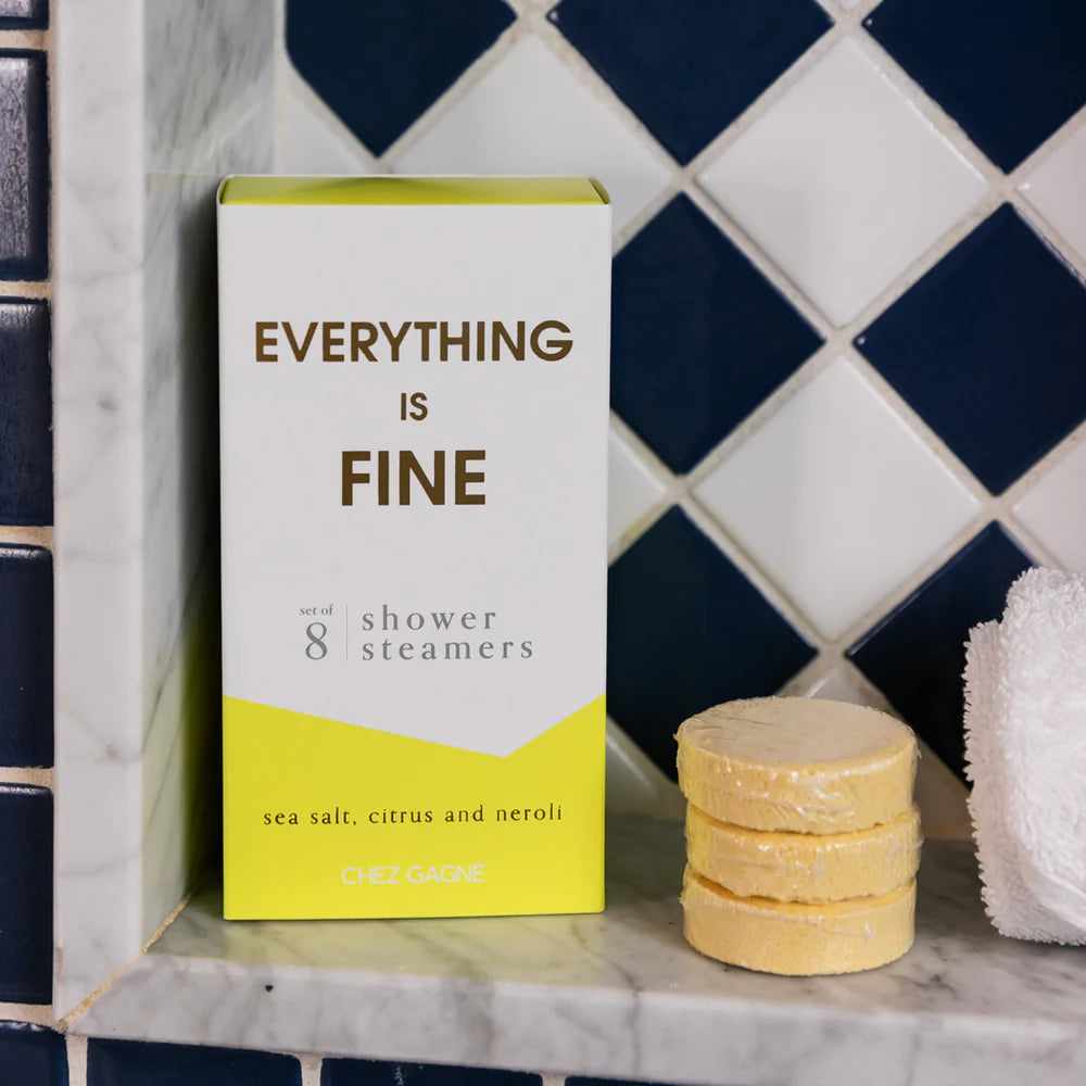 Everything is Fine Shower Steamers Set | Sea Salt + Citrus + Neroli