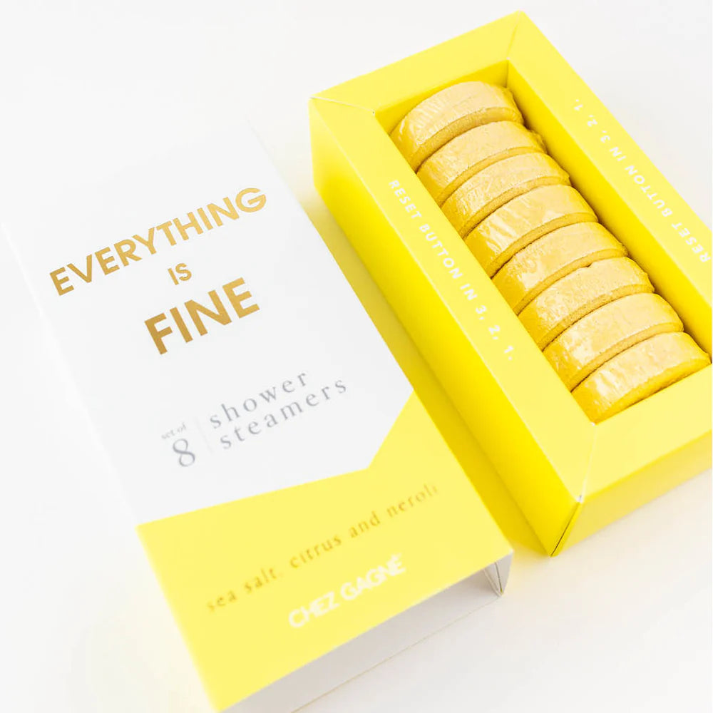 Everything is Fine Shower Steamers Set | Sea Salt + Citrus + Neroli