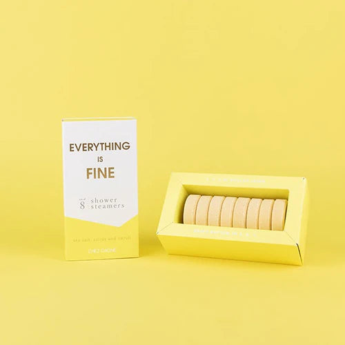 Everything is Fine Shower Steamers Set | Sea Salt + Citrus + Neroli