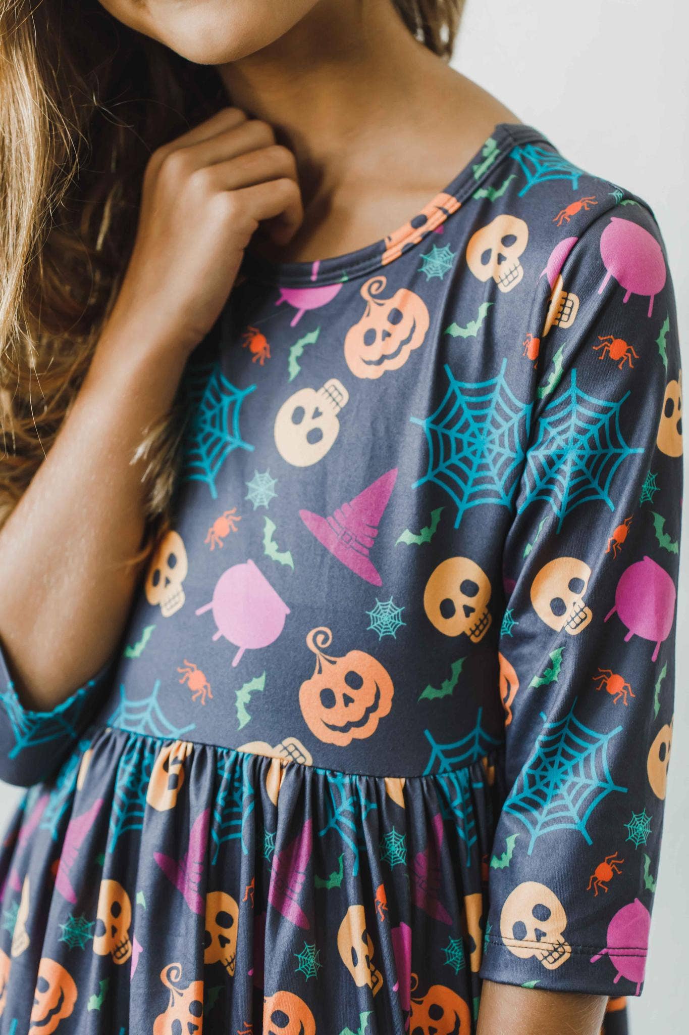 Skeleton Web Twirl Dress