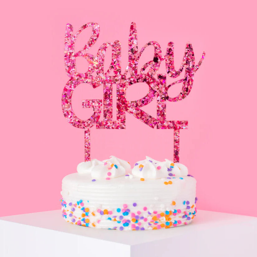 Baby Girl Cake Topper