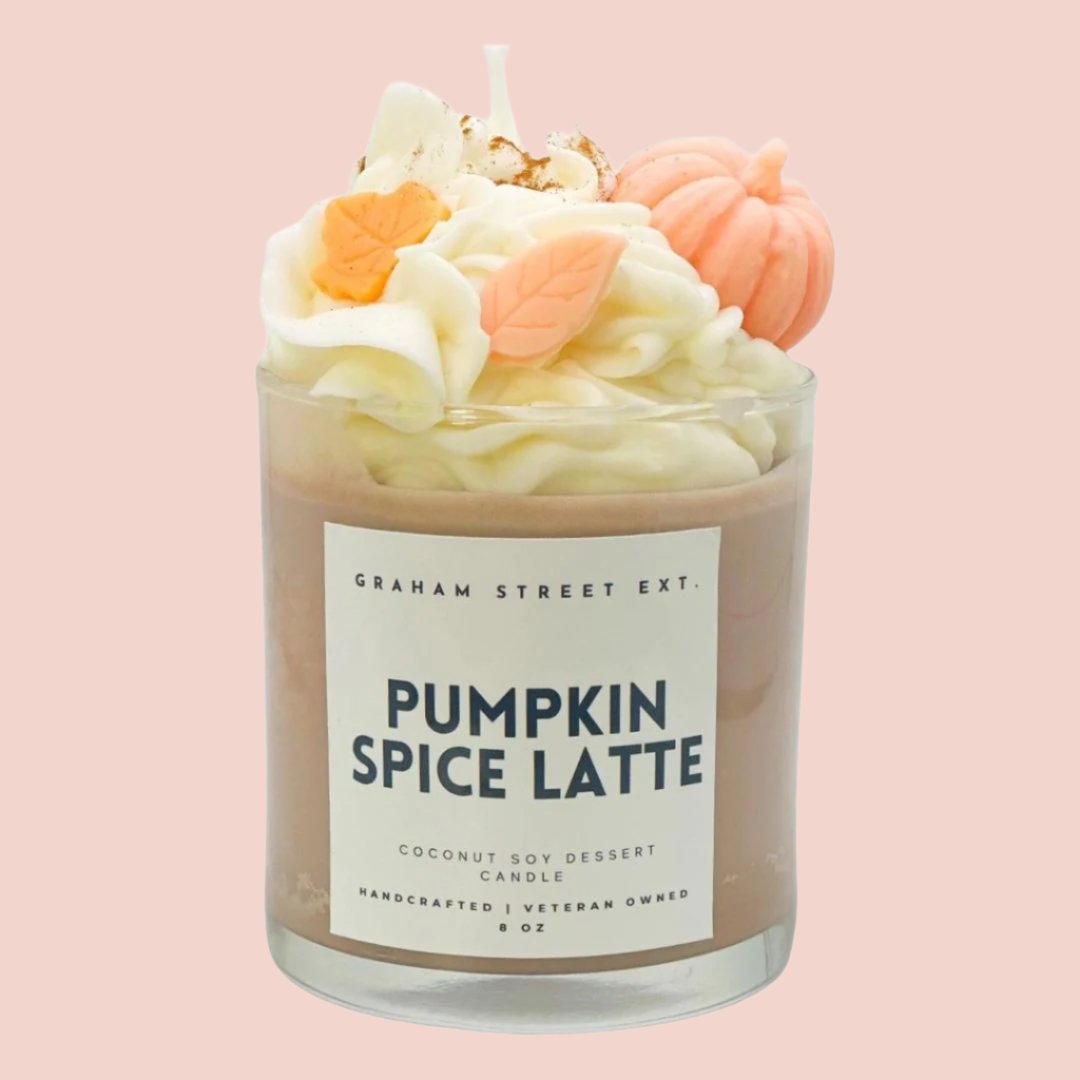 Pumpkin Spice Latte Dessert Candle