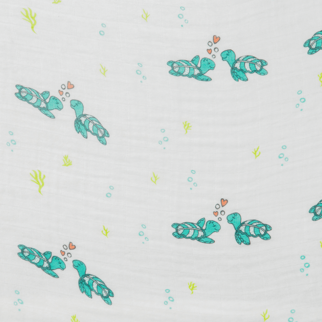 Honu Honi Muslin Baby Swaddle Blanket