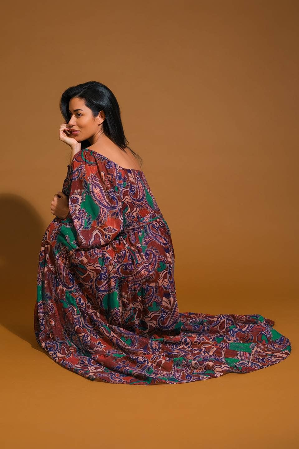 Darling Sensation Woven Maxi Dress