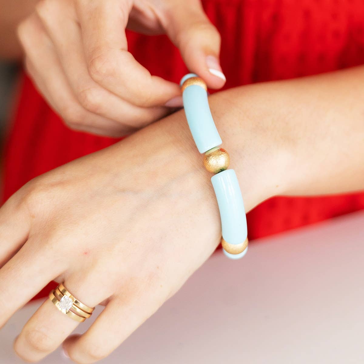 Wrenley Bracelet | Light Blue