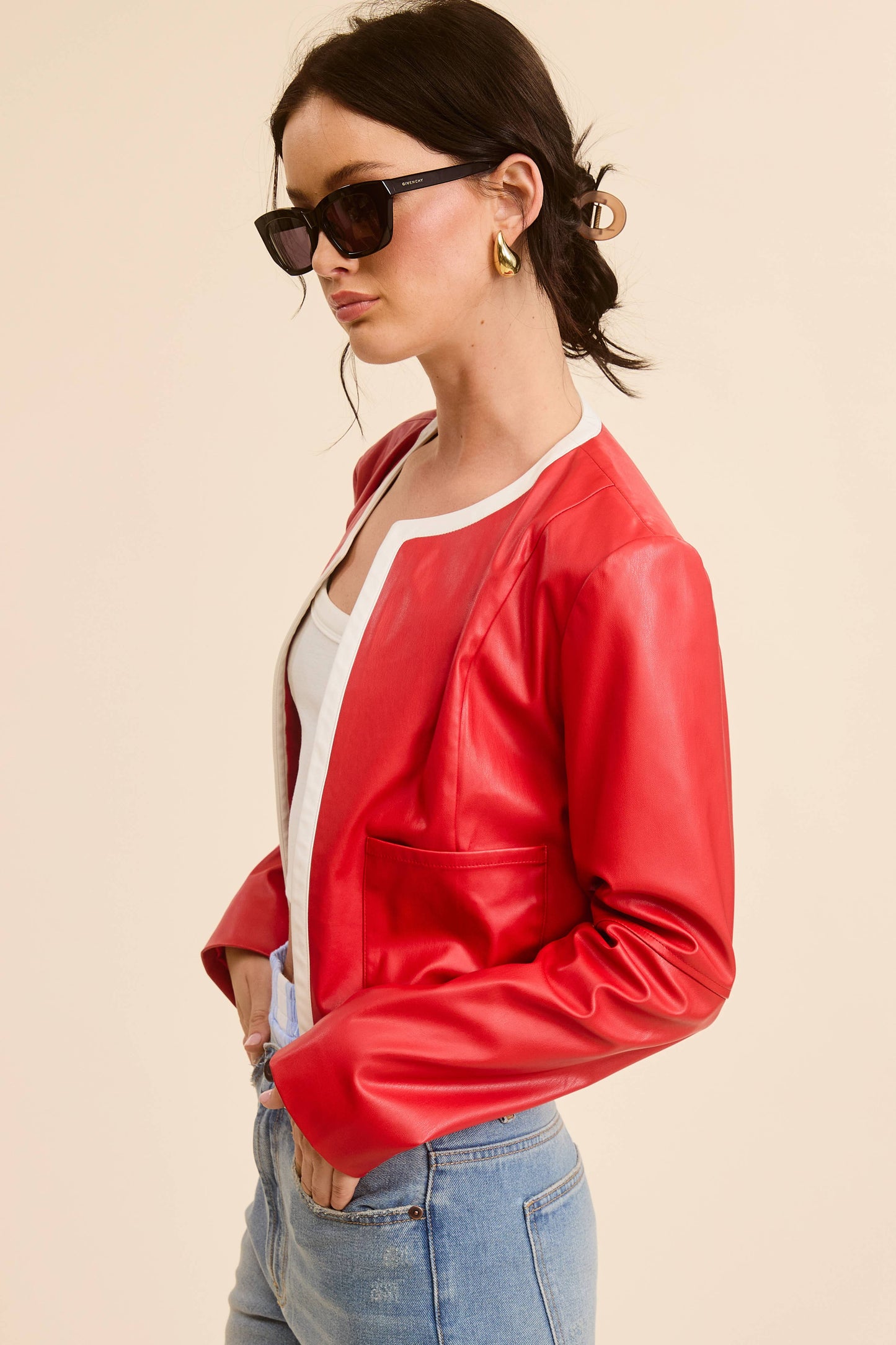 Roxie Faux Leather Jacket