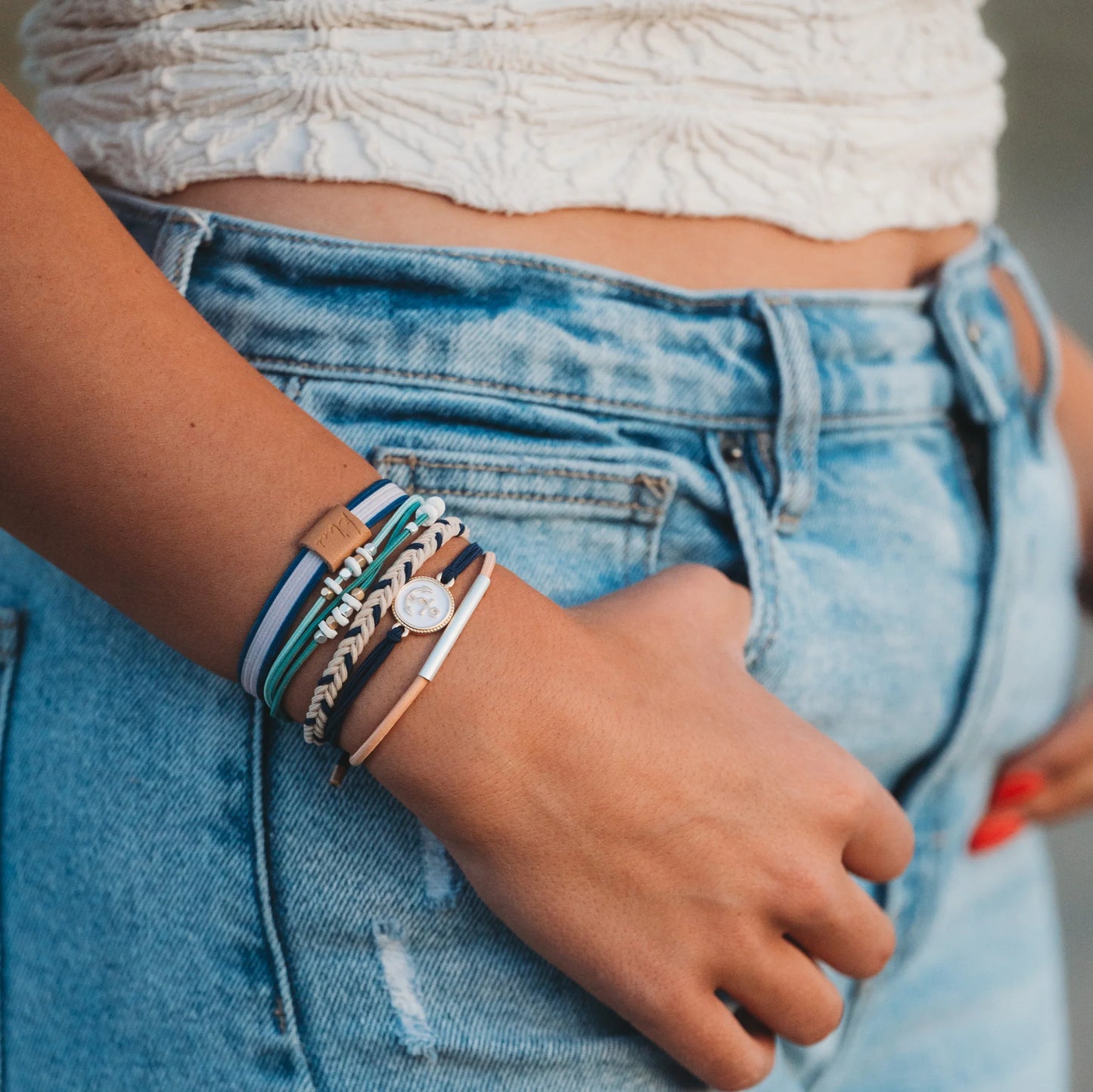 ANCHOR- Hair Tie Bracelet Set