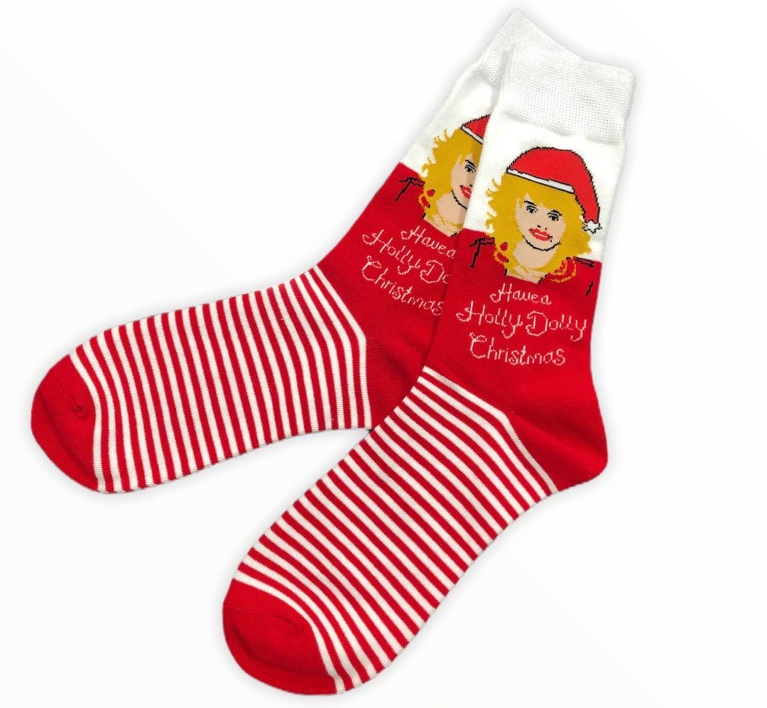 Holly Dolly Inspired Socks