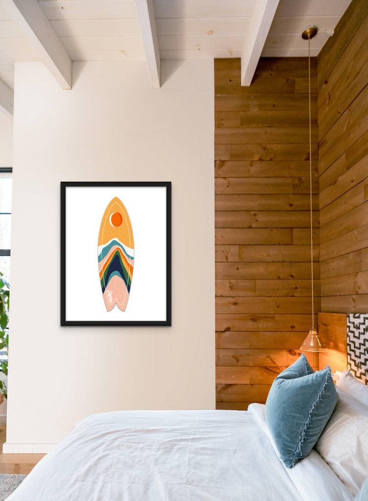 Jigsaw Surf Co Puzzle Wall Art | Moonrise Mountains