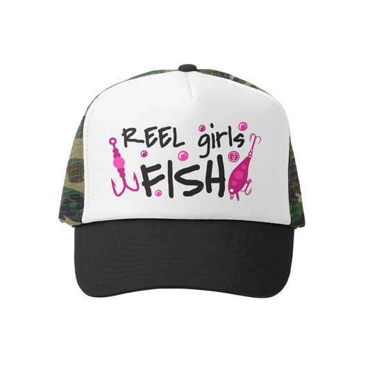 Reel Girls Fish Youth Trucker Hat