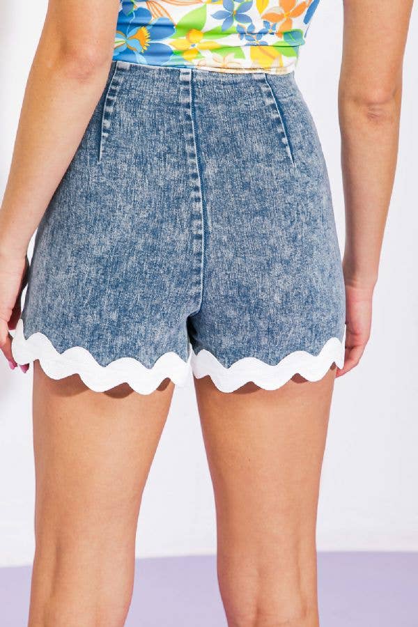Jet Denim Skort