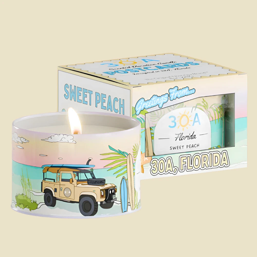 30A Florida Sunset Candle