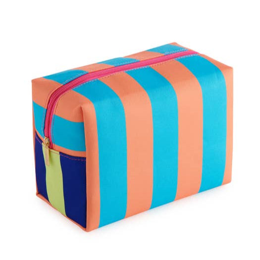 Taormina Zipper Pouch Blue Multi